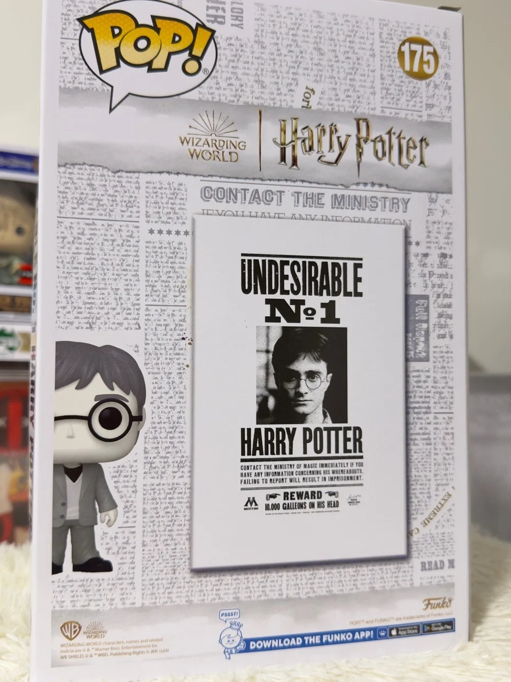 Funko Pop! Harry Potter Vinyl Figure - White, Black, Gray